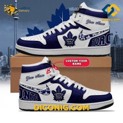 NHL Toronto Maple Leafs Custom Shoes Limited Edition Air Jordan 1