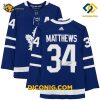 NHL Toronto Maple Leafs Hockey Jersey Auston Matthews Blue Alternate