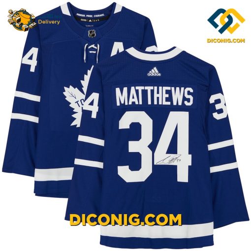 NHL Toronto Maple Leafs Hockey Jersey Auston Matthews Blue Alternate