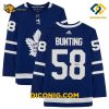 NHL Toronto Maple Leafs Hockey Jersey Michael Bunting Blue
