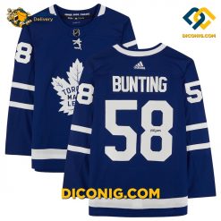 NHL Toronto Maple Leafs Hockey Jersey Michael Bunting Blue
