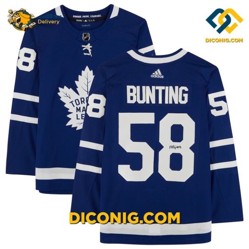 NHL Toronto Maple Leafs Hockey Jersey Michael Bunting Blue