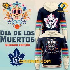 NHL Toronto Maple Leafs Hoodie Custom Dia De Los Muertos