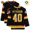 NHL Vancouver Canucks Hockey Jersey Elias Pettersson Black Alternate