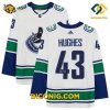 NHL Vancouver Canucks Hockey Jersey Quinn Hughes White