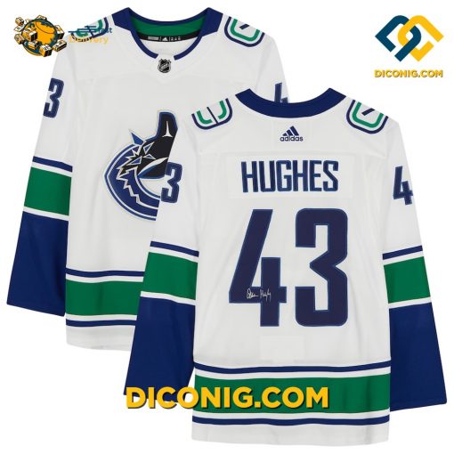 NHL Vancouver Canucks Hockey Jersey Quinn Hughes White