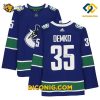 NHL Vancouver Canucks Hockey Jersey Thatcher Demko Blue