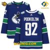 NHL Vancouver Canucks Hockey Jersey Vasily Podkolzin Blue