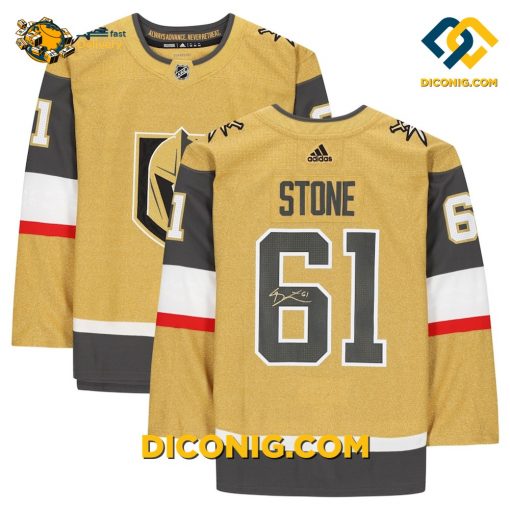 NHL Vegas Golden Knights Hockey Jersey Mark Stone Gold Alternate