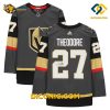 NHL Vegas Golden Knights Hockey Jersey Shea Theodore Grey Alternate
