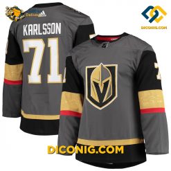 NHL Vegas Golden Knights Hockey Jersey William Karlsson Grey Alternate