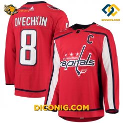 NHL Washington Capitals Hockey Jersey Alexander Ovechkin Red