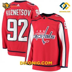 NHL Washington Capitals Hockey Jersey Evgeny Kuznetsov Red