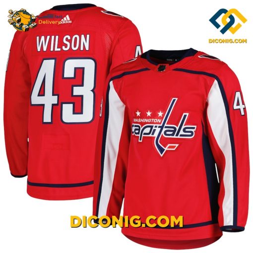 NHL Washington Capitals Hockey Jersey Tom Wilson Red