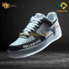 RB Leipzig Custom Shoes Black Bundesliga Nike Air Force 1