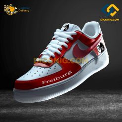 SC Freiburg Custom Shoes Red Bundesliga Nike Air Force 1