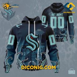 NHL Seattle Kraken Hoodie Custom Space Needle