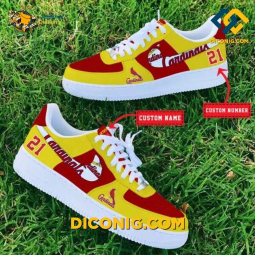 St Louis Cardinals Custom Shoes MLB Nike Air Force 1