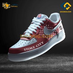 Stoke City Custom Shoes EPL Nike Air Force 1