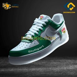 Stuttgart Custom Shoes Green Bundesliga Nike Air Force 1