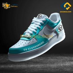 SV Elversberg Custom Shoes Teal Bundesliga Nike Air Force 1