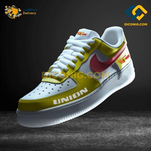 Union Berlin Custom Shoes Yellow Bundesliga Nike Air Force 1