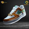 Werder Bremen Custom Shoes Orange Bundesliga Nike Air Force 1
