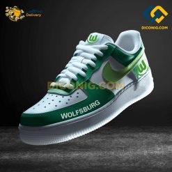 Wolfsburg Custom Shoes Green Bundesliga Nike Air Force 1
