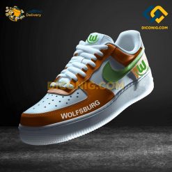 Wolfsburg Custom Shoes Orange Bundesliga Nike Air Force 1