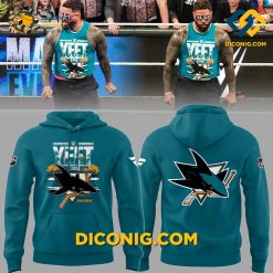 NHL San Jose Sharks Hoodie Custom YEEET WWE