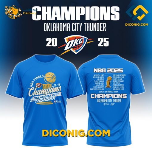 NBA Champion Oklahoma City Thunder Hoodie Custom