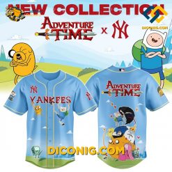 MLB Adventure Time New York Yankees Baseball Jersey