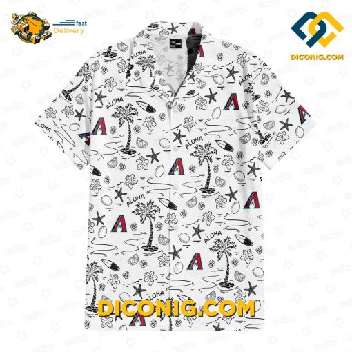 MLB Arizona Diamondbacks Hawaiian Shirt Custom Aloha Paradise