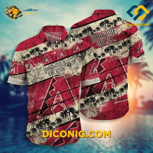 MLB Arizona Diamondbacks Hawaiian Shirt Custom Desert Blaze