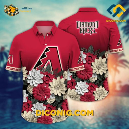 MLB Arizona Diamondbacks Hawaiian Shirt Custom Desert Sky