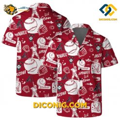 arizona diamondbacks hawaiian shirt sunset cactus