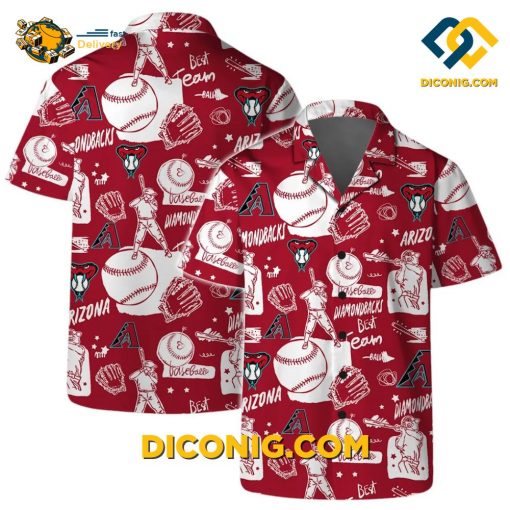MLB Arizona Diamondbacks Hawaiian Shirt Custom Sunset Cactus