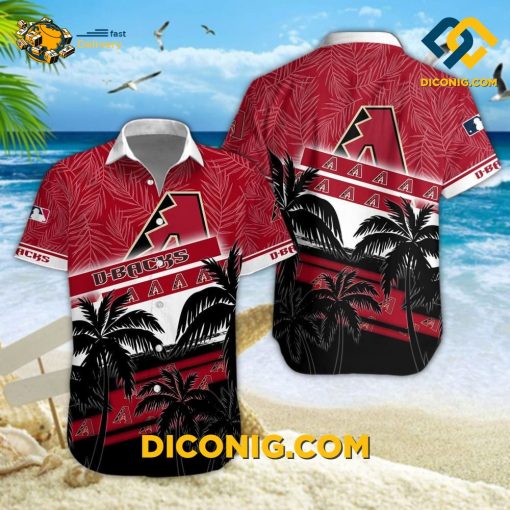 MLB Arizona Diamondbacks Hawaiian Shirt Custom Sunset Horizon