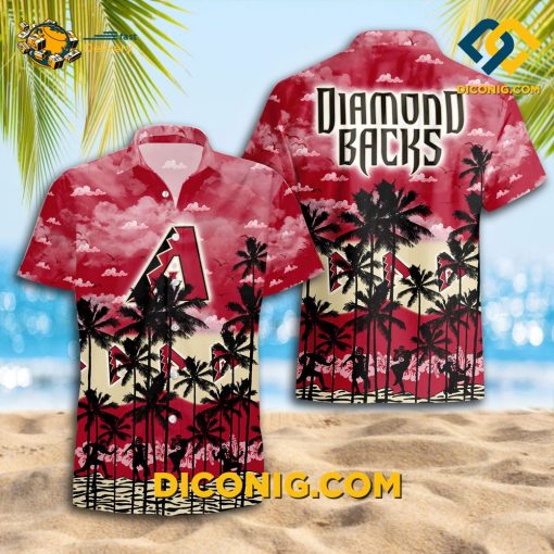MLB Arizona Diamondbacks Hawaiian Shirt Custom Sunset Oasis