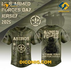 MLB Houston Astros Armed Forces Day Baseball Jersey