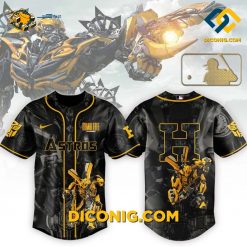 MLB Houston Astros Bumblebee Mech Baseball Jersey