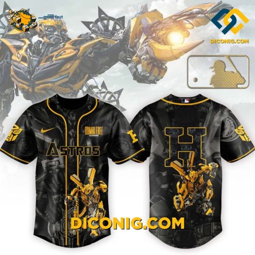 MLB Houston Astros Bumblebee Mech Baseball Jersey
