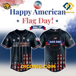 MLB Houston Astros Flag Day Tribute Baseball Jersey