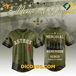 MLB Houston Astros Memorial Day Tribute Baseball Jersey