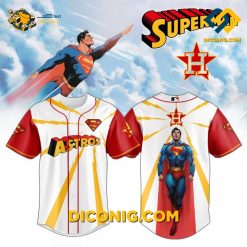MLB Houston Astros Superman Legacy Edition Baseball Jersey