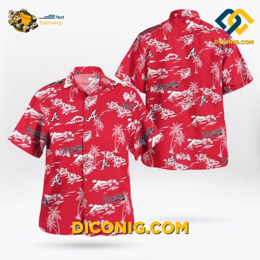 MLB Atlanta Braves Hawaiian Shirt Custom Island Escape