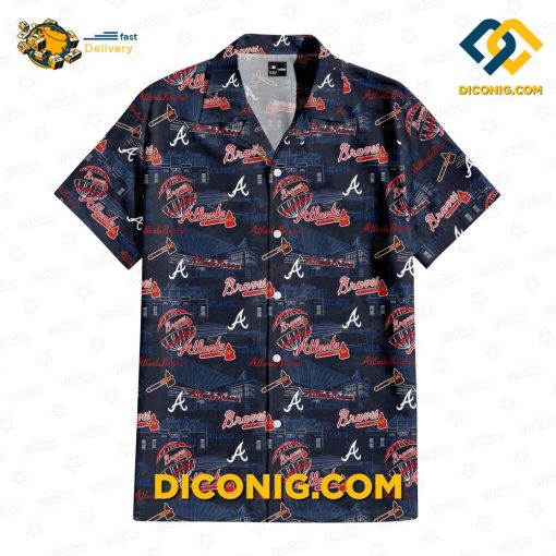 MLB Atlanta Braves Hawaiian Shirt Custom Truist Park