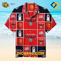 NBA Atlanta Hawks Hawaiian Shirt Custom Courtside