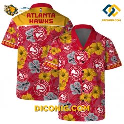 NBA Atlanta Hawks Hawaiian Shirt Custom Floral Hula
