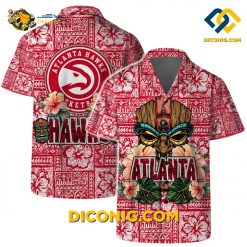 NBA Atlanta Hawks Hawaiian Shirt Custom Tribal Vibes